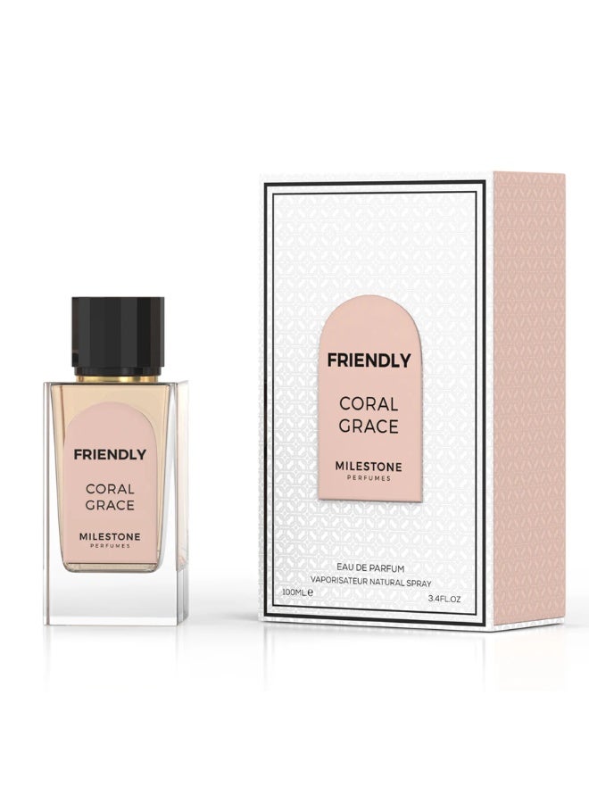 Milestone Friendly Coral Grace For Women EDP 100ml - Image 1